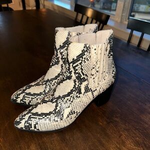 Steve Madden Snakeskin Booties
